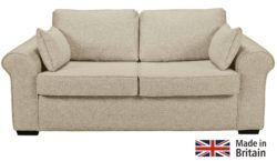 Collection Erinne 2 Seater Fabric Sofa Bed - Sand.